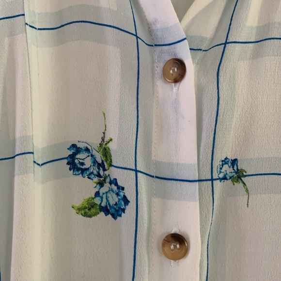FREE PEOPLE Women’s Window To My Heart Button Down Shirt Top White Size Small - Picture 9 of 12